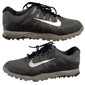 Nike Mens Flywire LN2 Gray Mesh Lace Up Golf Shoes 533093-001 Size 8.5